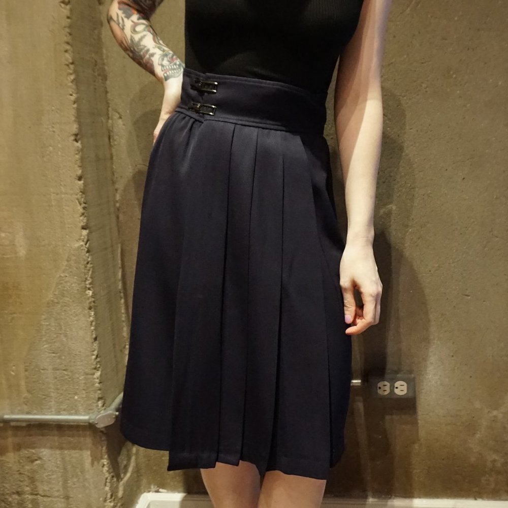 Vintage Buckle Clasp Wrap Midi